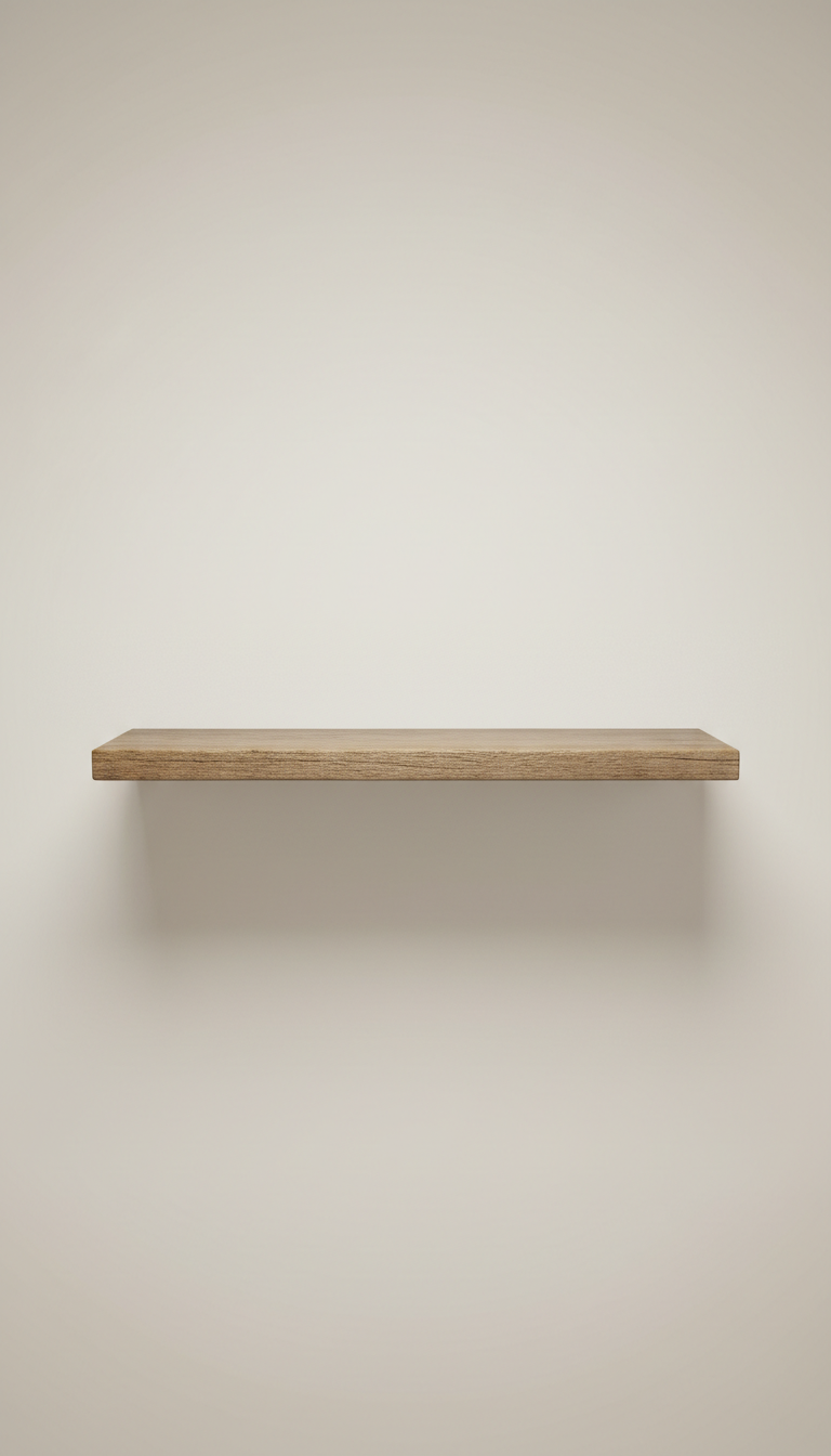Reclaimed Timber Floating Shelf
