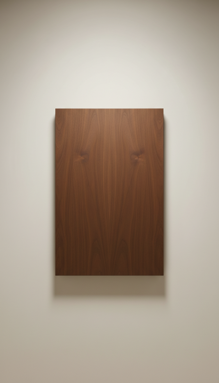 Solid Walnut Wall Art Panel